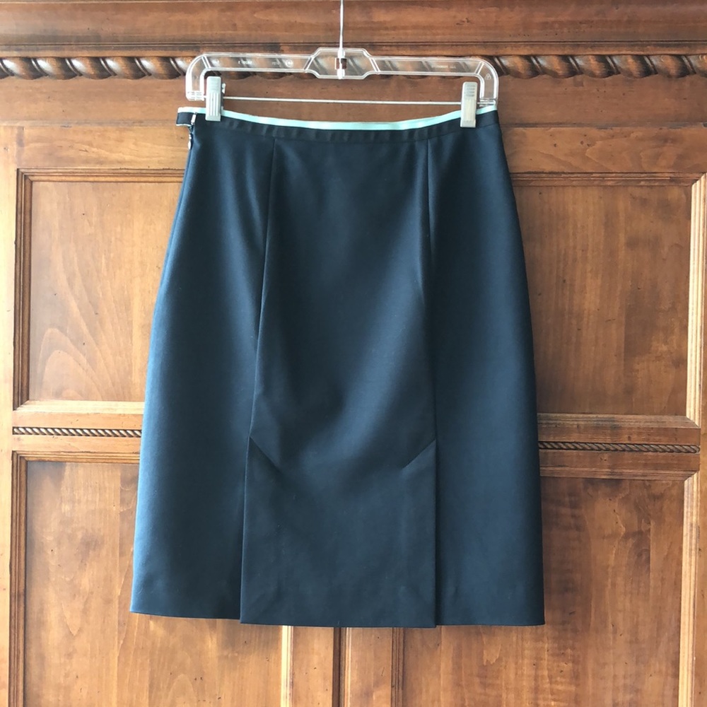 EUC Anthropologie elevenses black pencil skirt - Picture 2 of 5